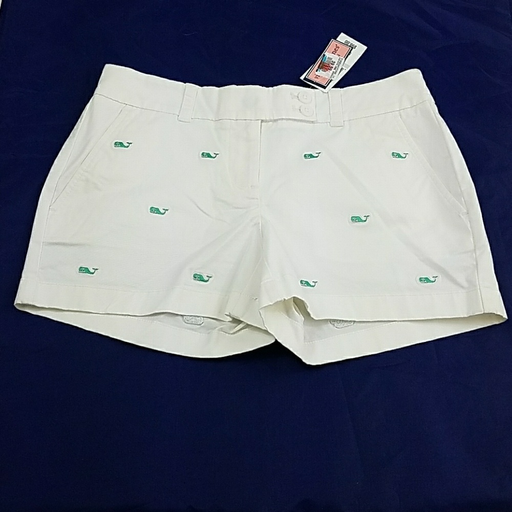Vineyard Vines women's White Dress Shorts LL2